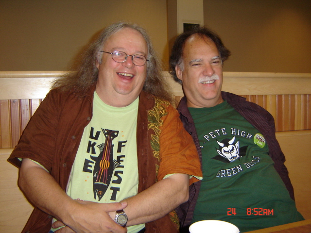 Jimmy Jackman and John King at Portland Ukefest 2007